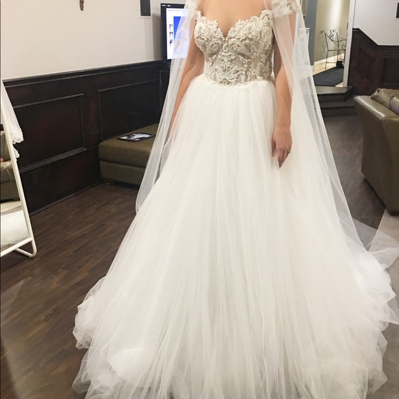 Wedding Dress Lorenzi Rossi MillaNova Ivory Deniz Size 38 - Picture 5 of 14